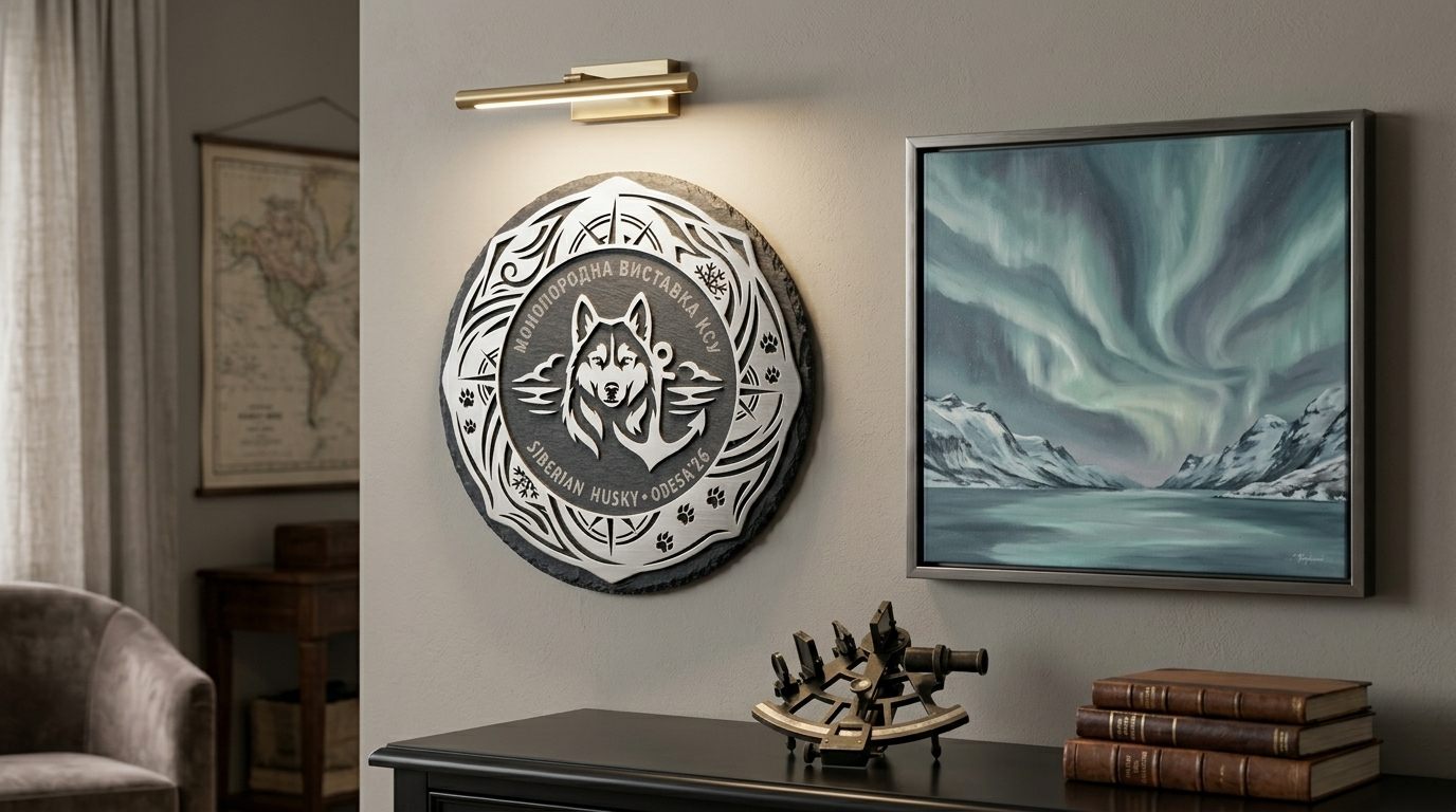 Панно с хаски PetDecor